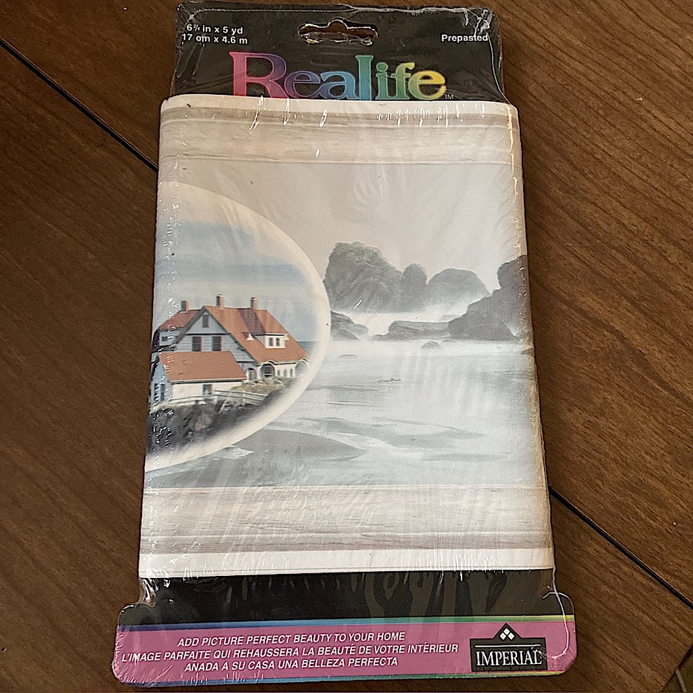 Imperial wallcovering realife outdoor by the sea prepasted Wall border Roll